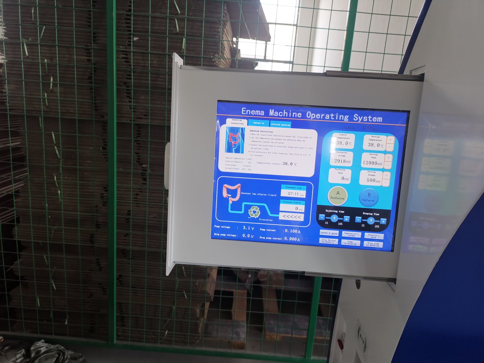 A Quiet Detail Buyers Miss When Checking Colonic Machine Price Suppliers 6 Close-up of MK-880 touch screen control panel