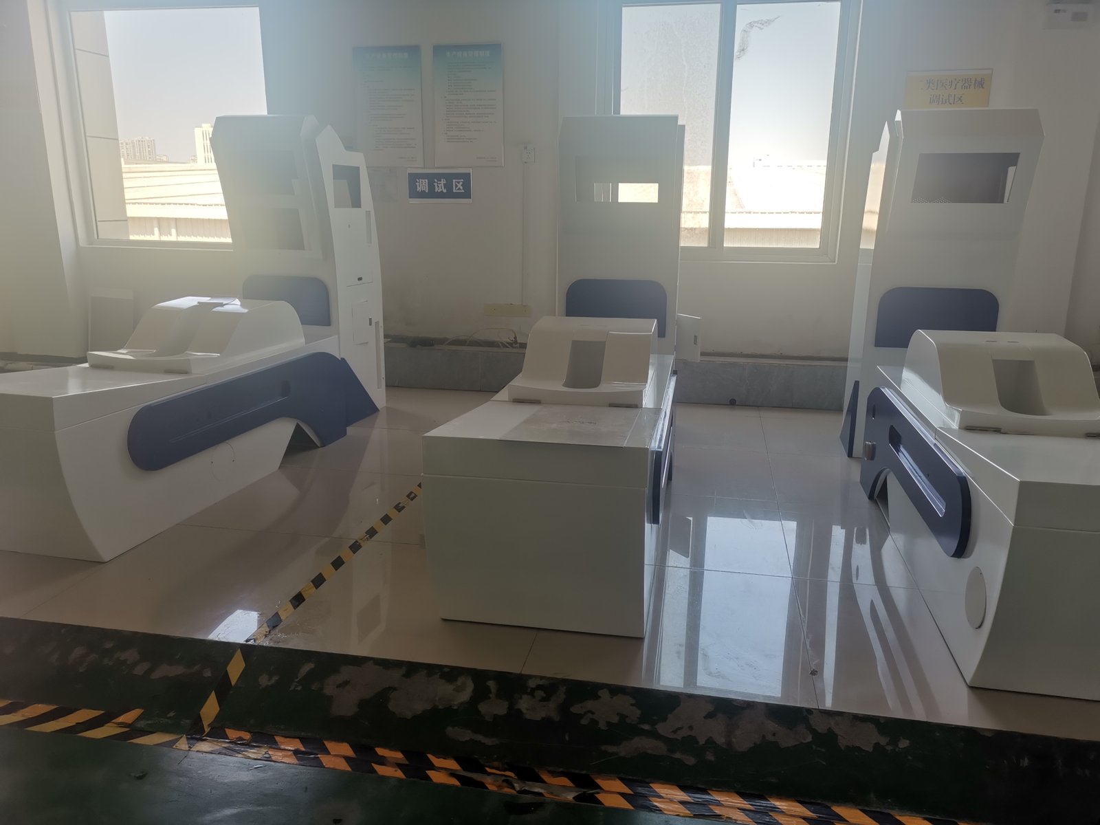 Modern colonic hydrotherapy equipment in professional UK health clinic