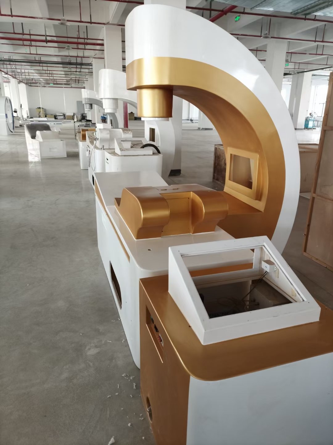 Custom branded colonic machines with different color schemes
