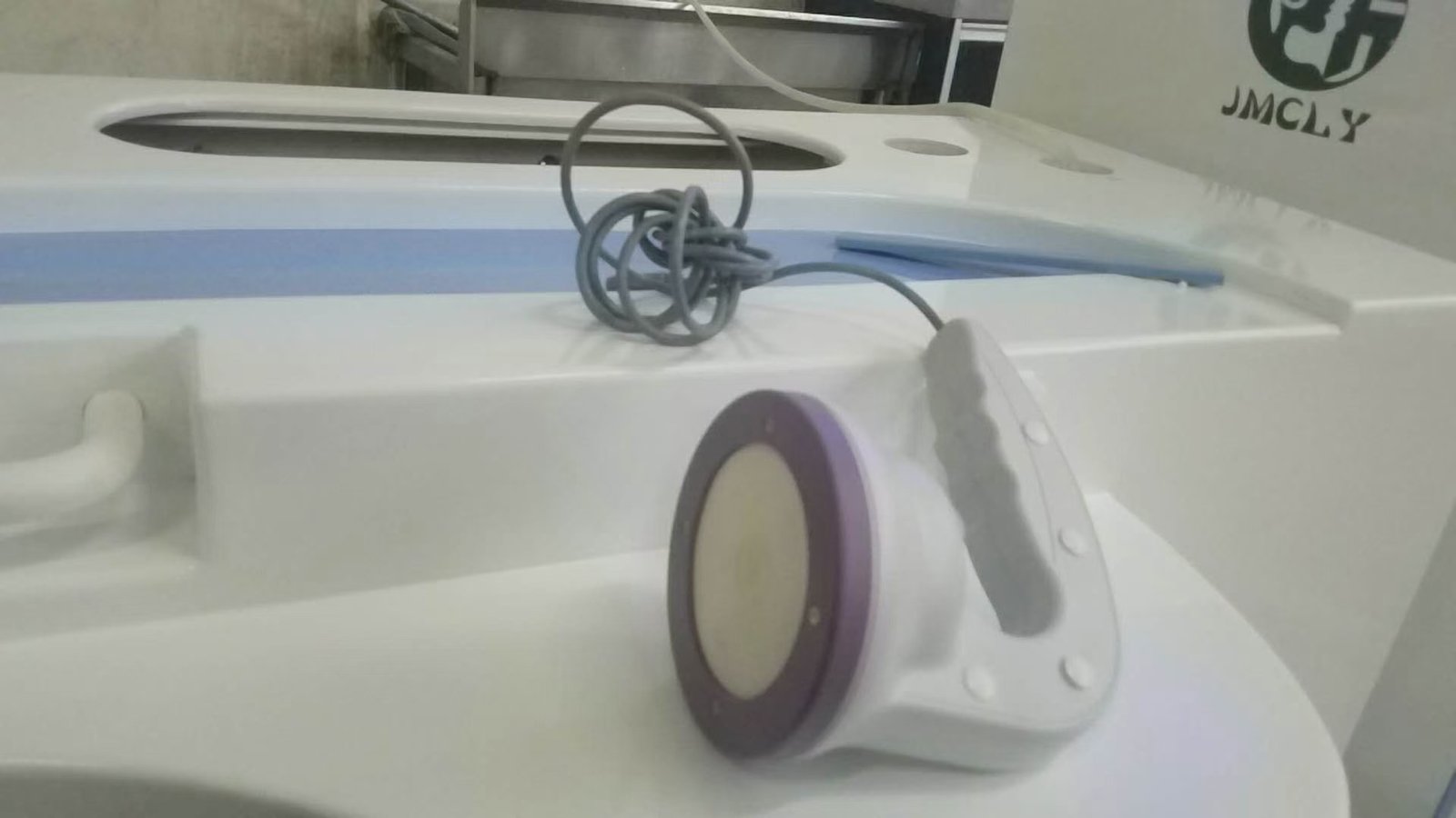 Modern professional wellness clinic treatment room designed for colon hydrotherapy
