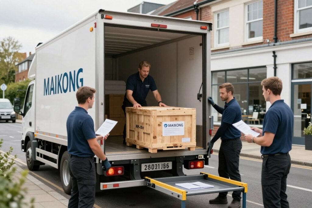 MK-880 being delivered to UK clinic