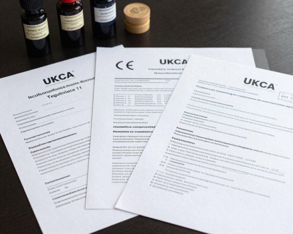 UK MHRA certification documents and compliance paperwork for medical devices