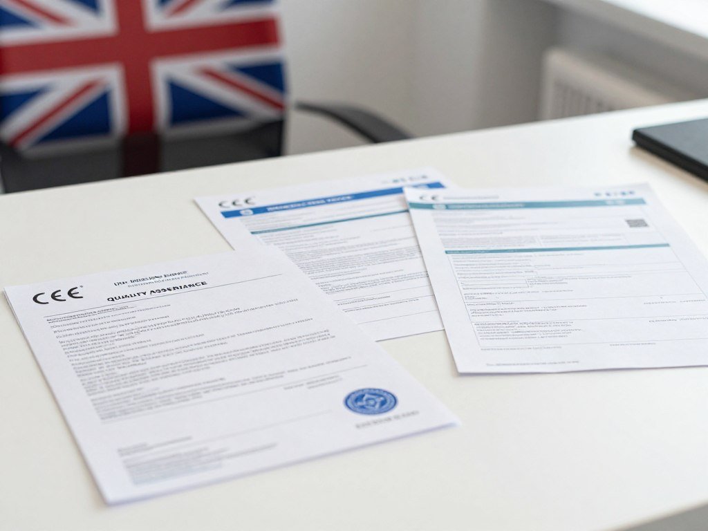 UK regulatory compliance documentation and CE certification for medical devices