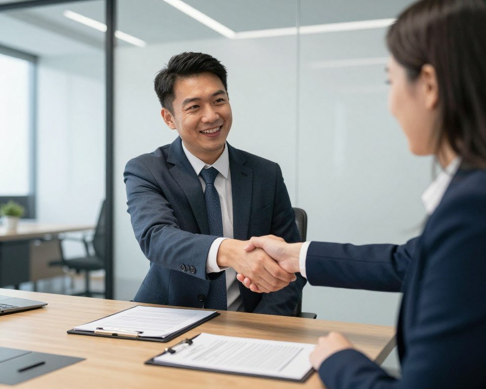 business handshake partnership agreement