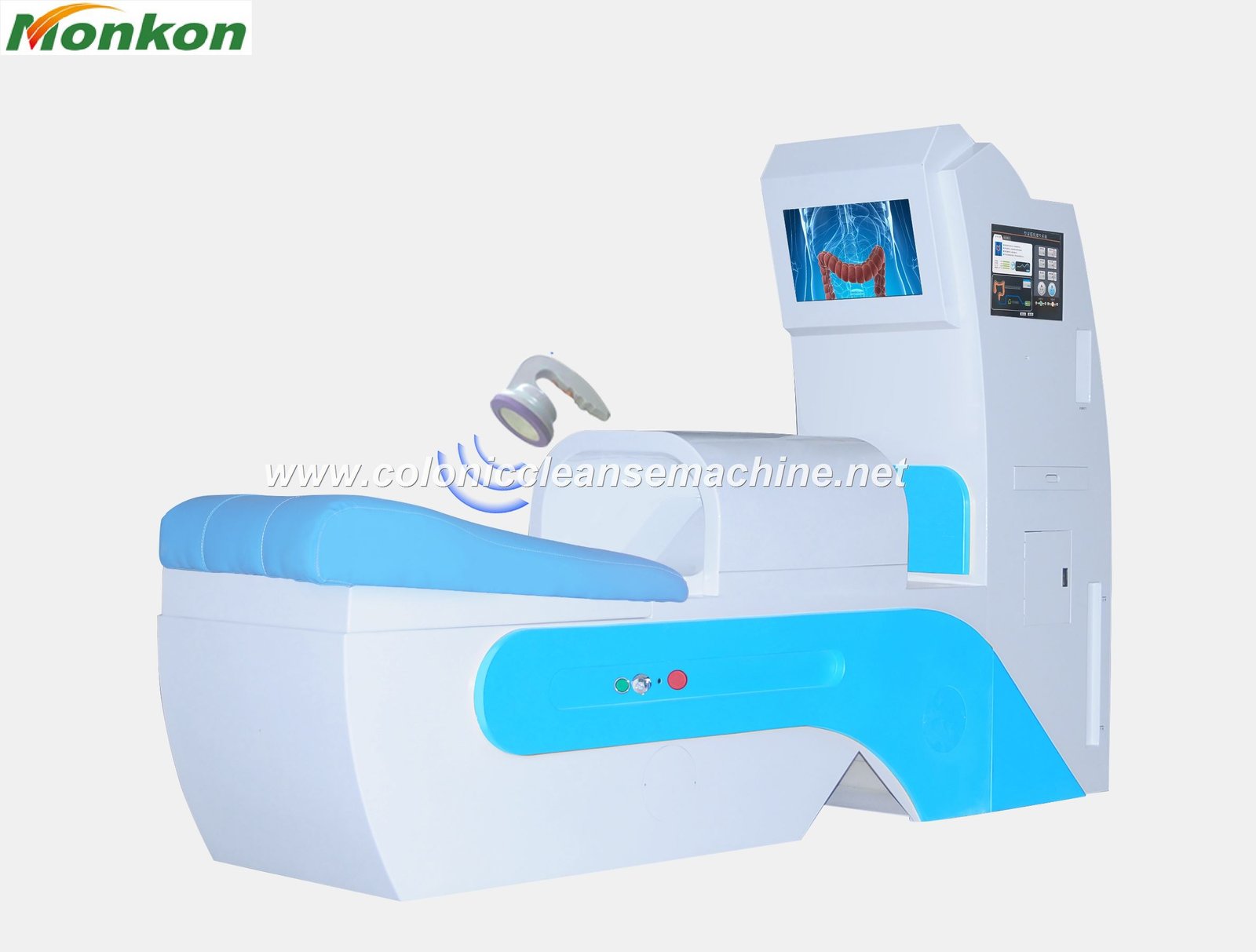 Modern colonic machine in professional clinic setting