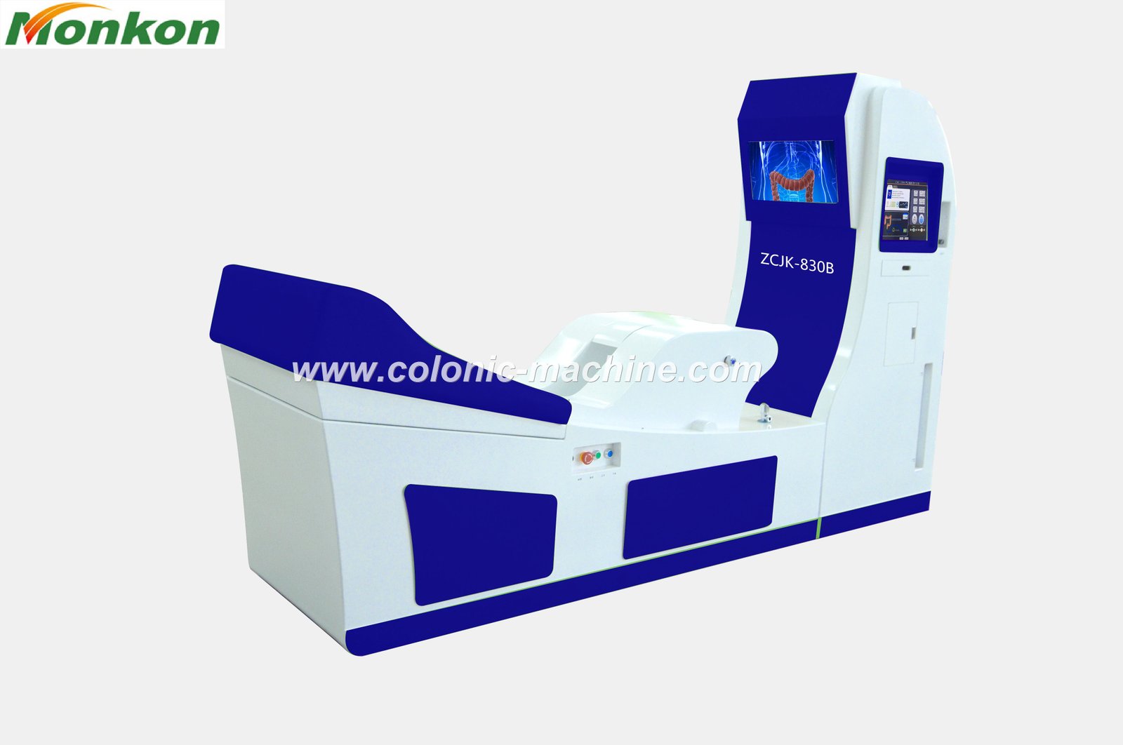 Professional colonic machine UK setup in modern wellness clinic
