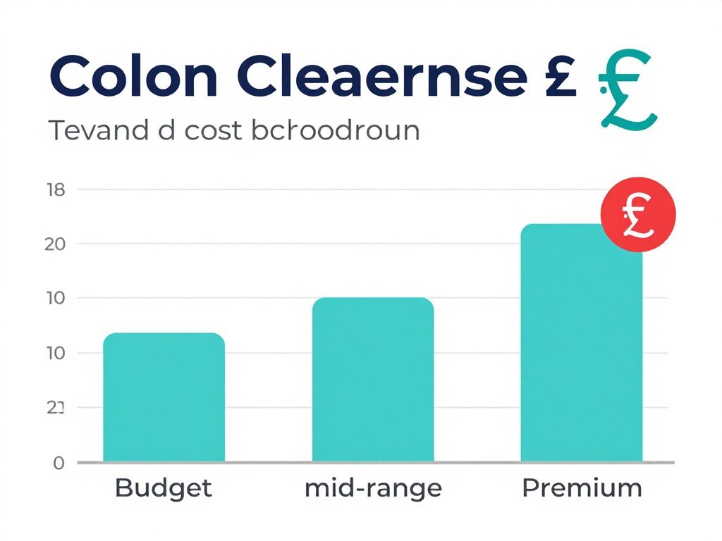 Colon cleanse cost comparison chart for UK wellness centres