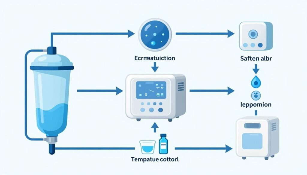 Colonic machine workflow and safety features demonstration