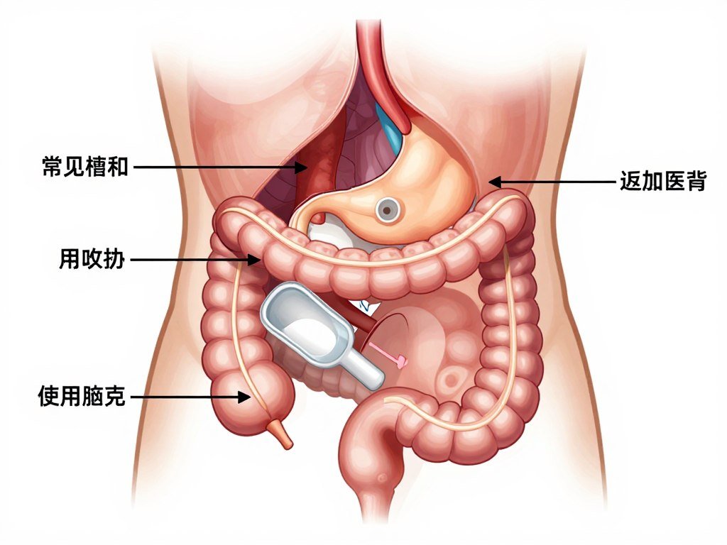 Diagram showing common enema side effects including abdominal cramping and bloating Diagram showing common enema side effects including abdominal cramping and bloating