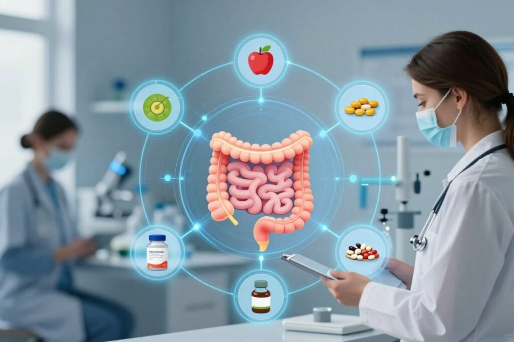 Futuristic personalised supplement formulation concept