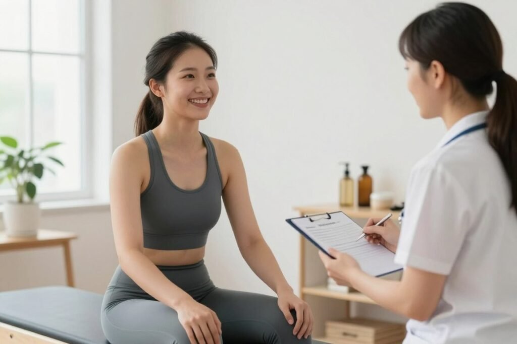 Healthy person achieving wellness goals holistically Healthy person achieving wellness goals holistically
