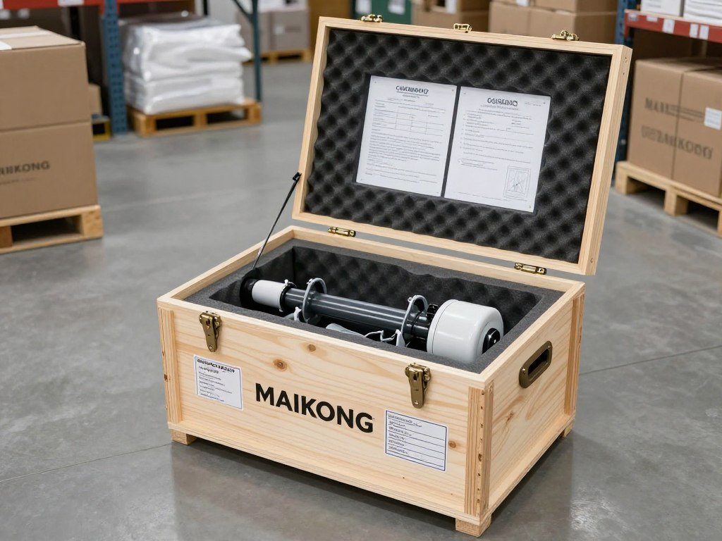 MAIKONG colon hydrotherapy machine in protective wooden shipping crate