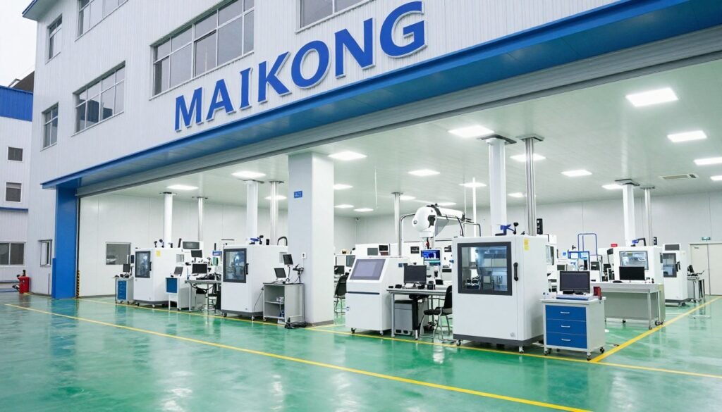 MAIKONG factory production facility exterior and interior views