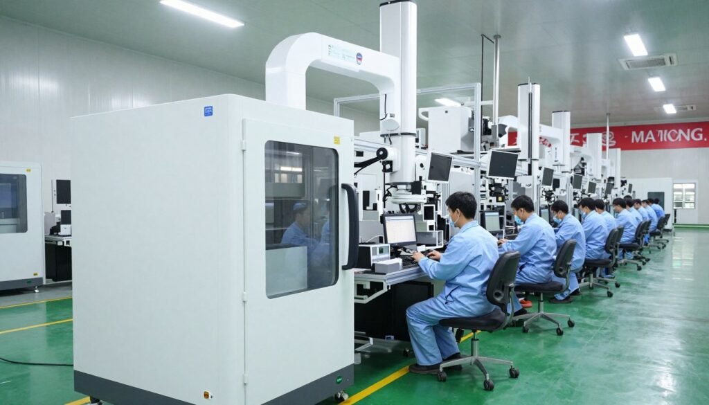 MAIKONG manufacturing facility producing medical equipment MAIKONG manufacturing facility producing medical equipment