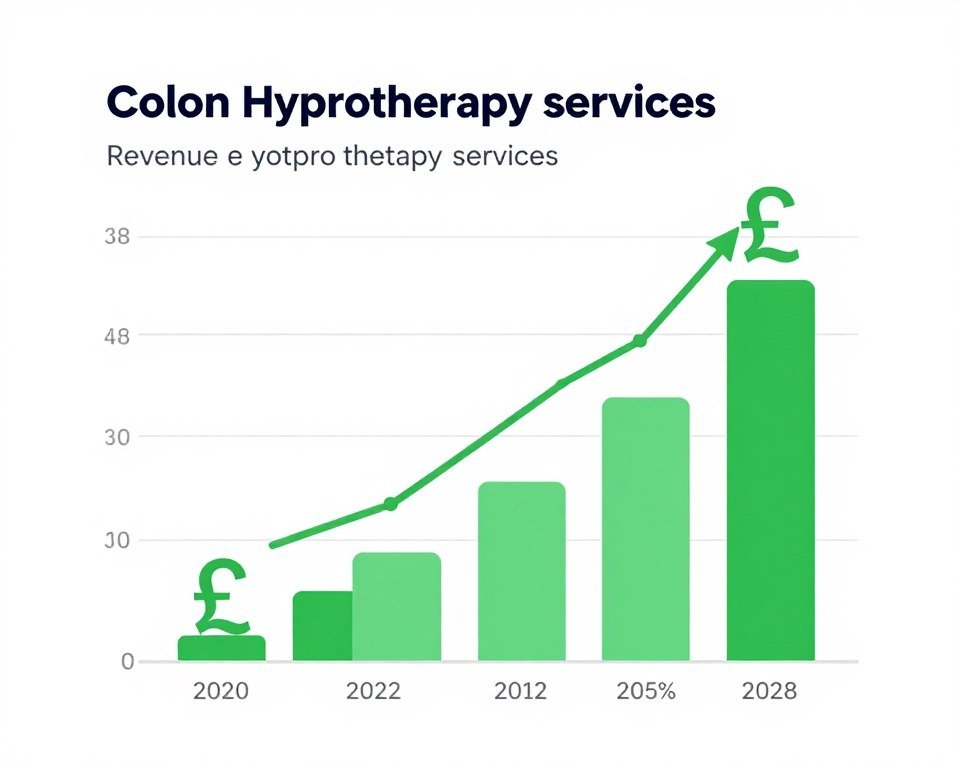 Profitable colon hydrotherapy business revenue chart