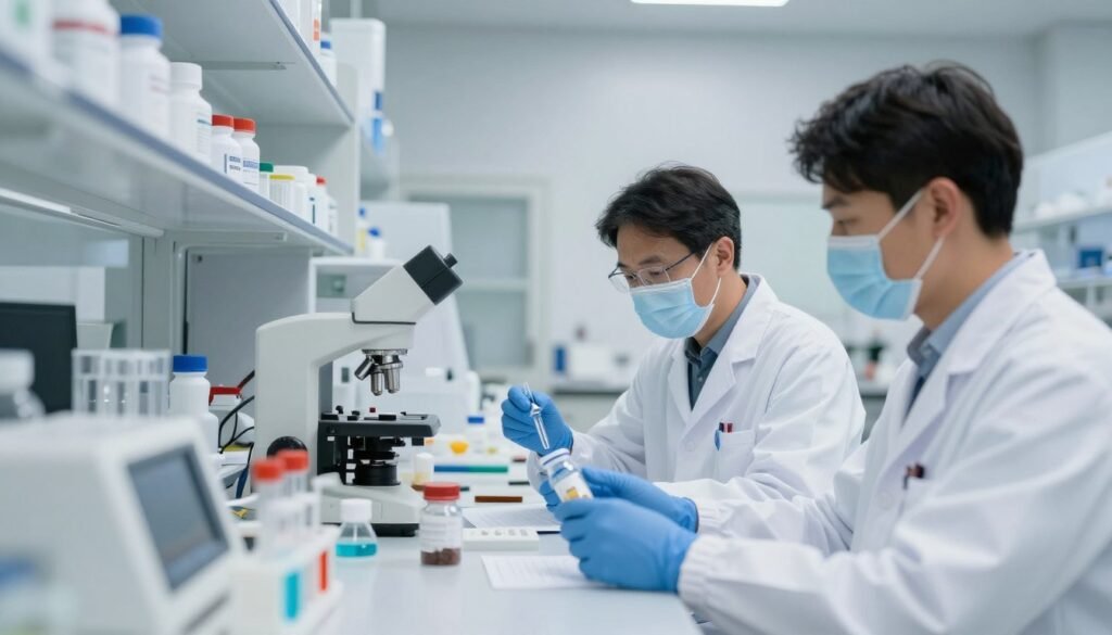 Research laboratory developing next-generation supplement formulations