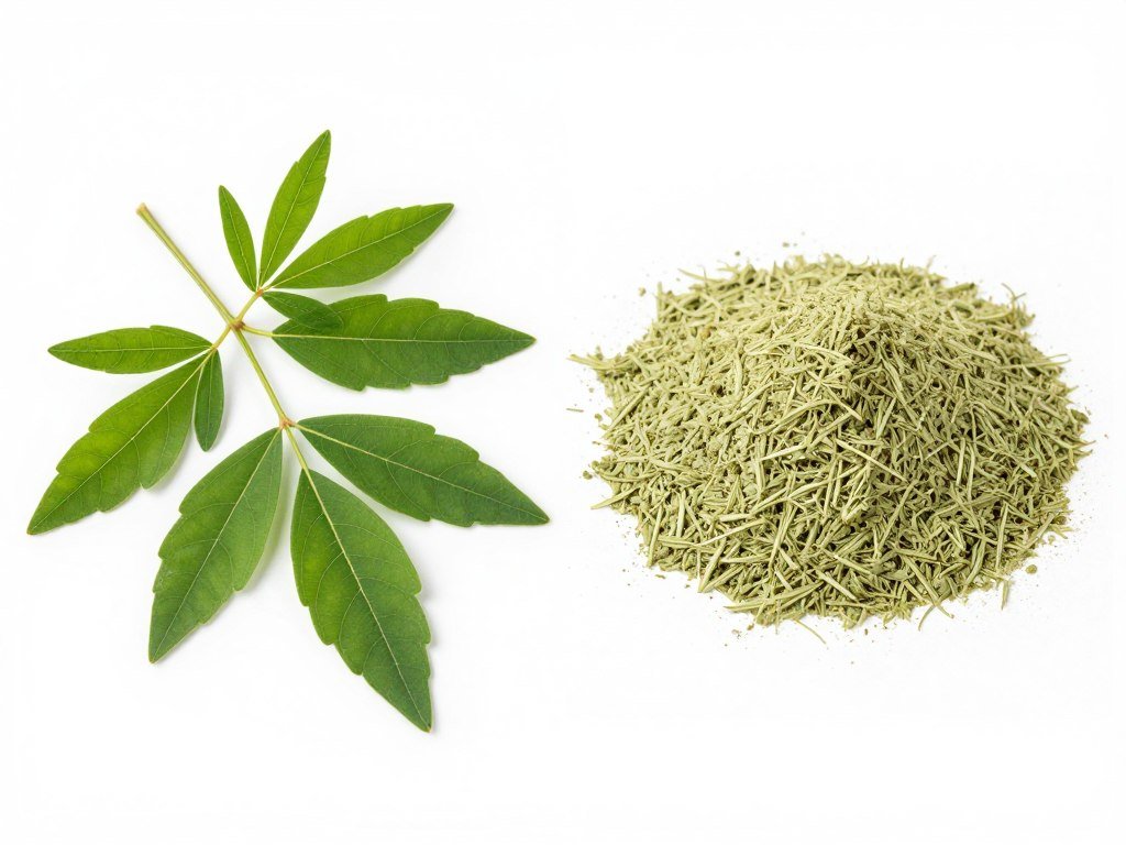 Senna plant leaves and standardised extract powder