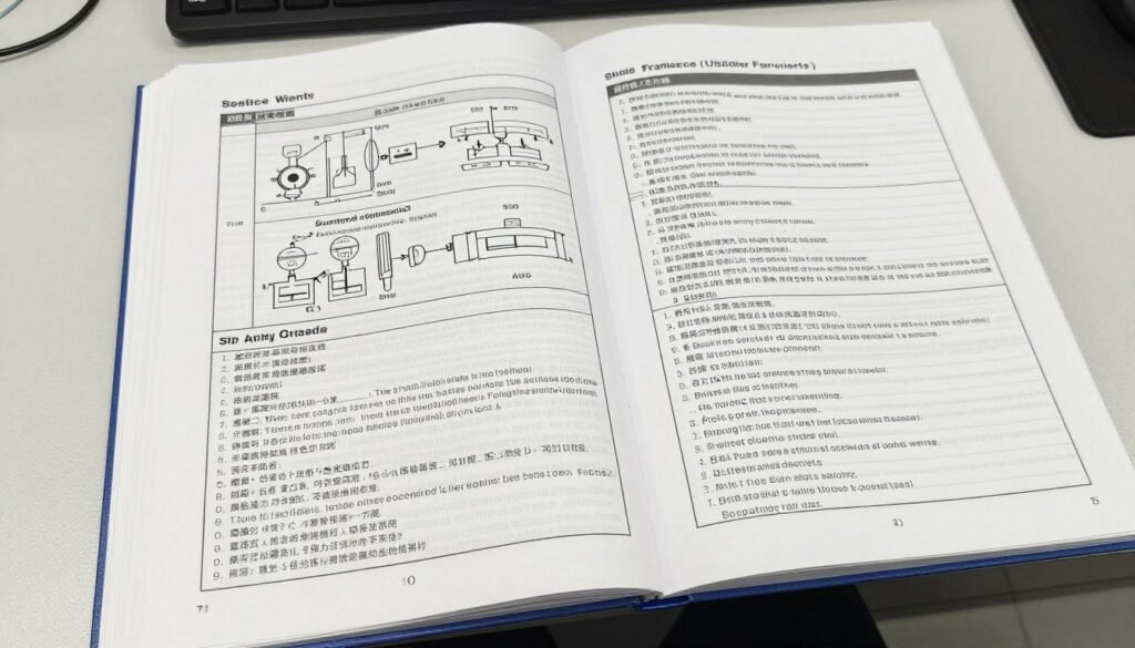 Standard operating procedure manual for equipment maintenance