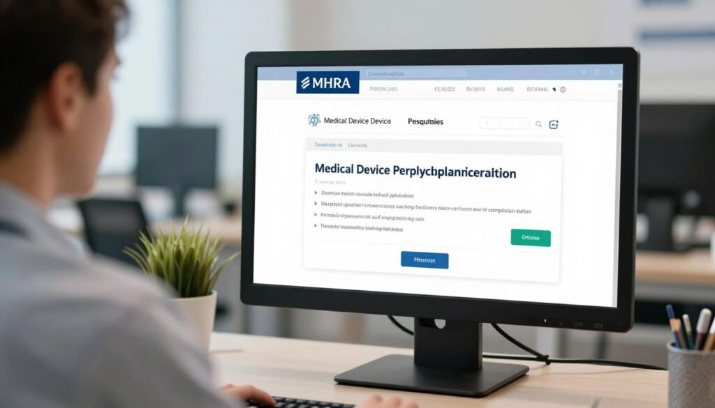 UK MHRA medical device registration process