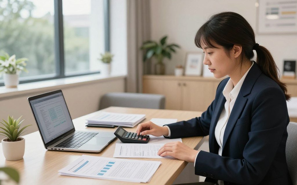 UK clinic owner calculating colonic machine profit margins