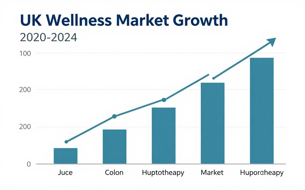 UK wellness industry growth chart colon hydrotherapy