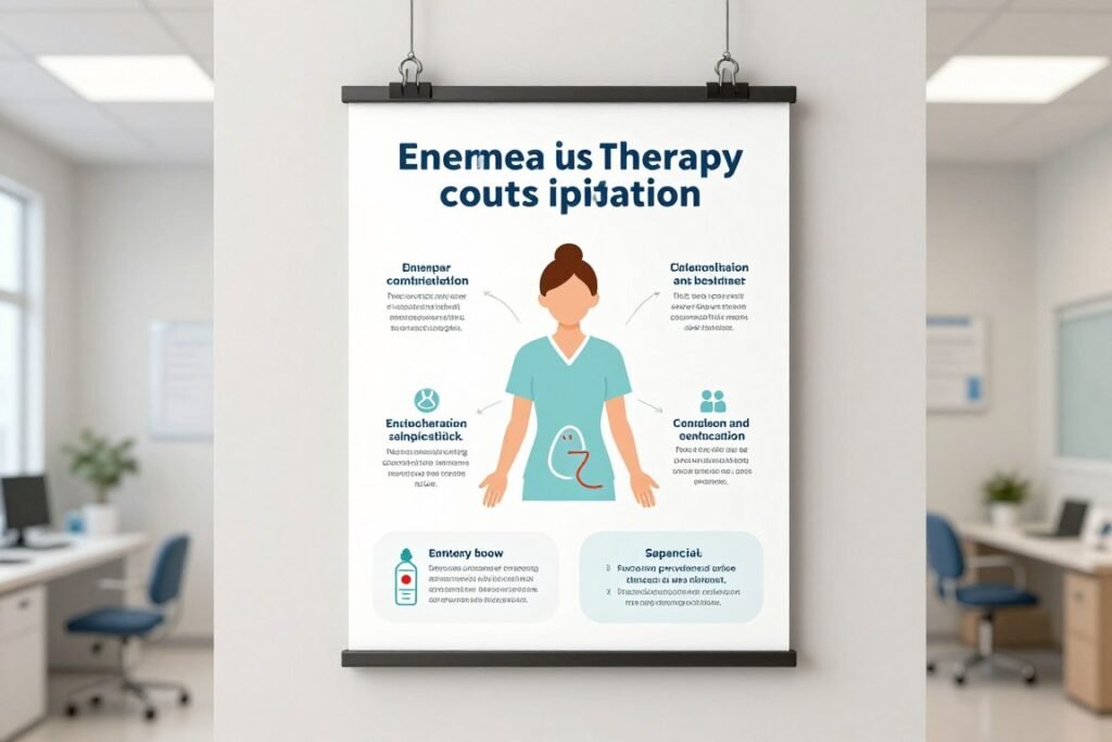 educational materials about enema constipation relief for patient information