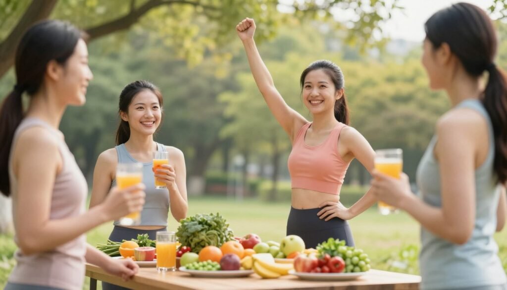 healthy lifestyle promoting long-term colon health and wellness