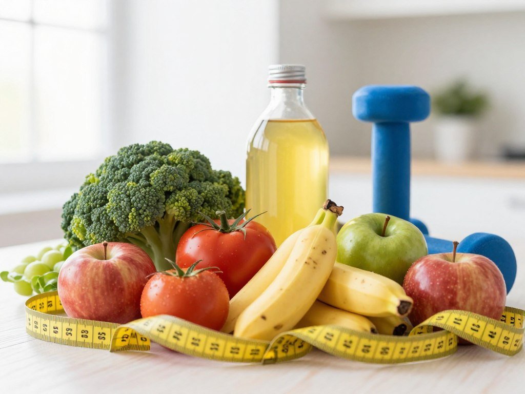 healthy weight management through balanced nutrition and exercise
