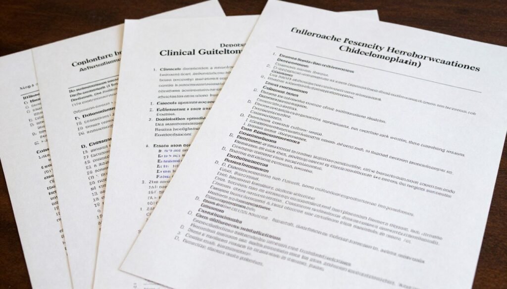 medical research documents and regulatory guidelines