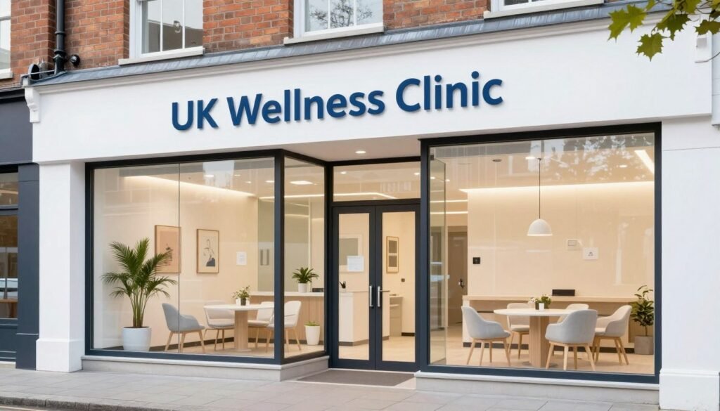 modern UK wellness clinic offering professional coffee enema services