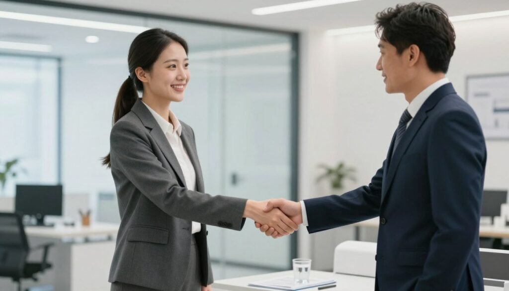 professional handshake business partnership agreement