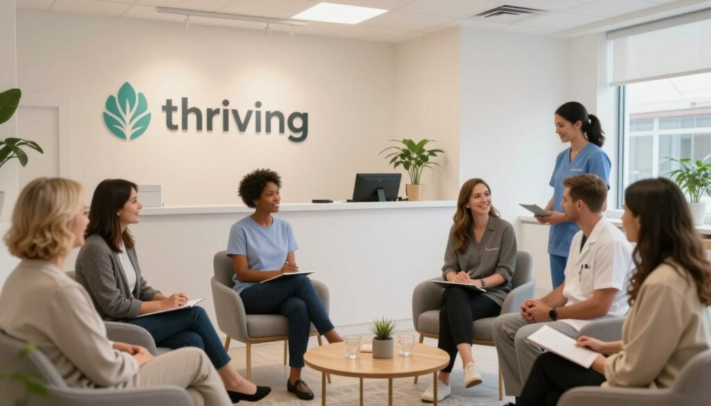 successful UK wellness clinic with happy clients