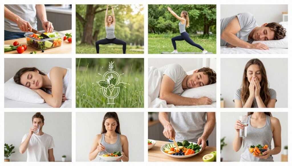 sustainable health habits exercise nutrition sleep