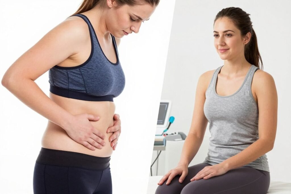 Before and after colonic irrigation physical changes and health improvements