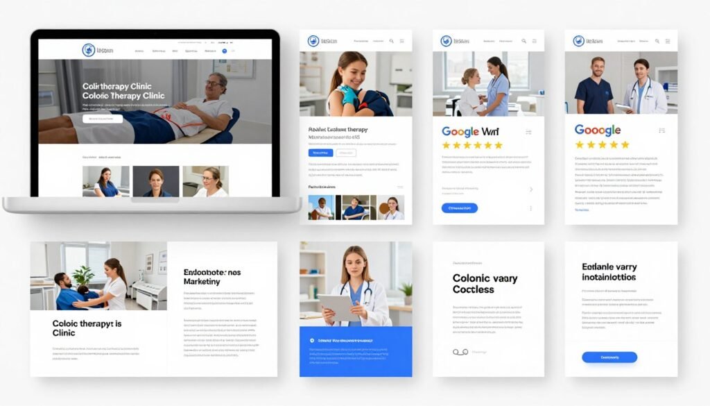 Colonic therapy marketing materials and digital presence Colonic therapy marketing materials and digital presence