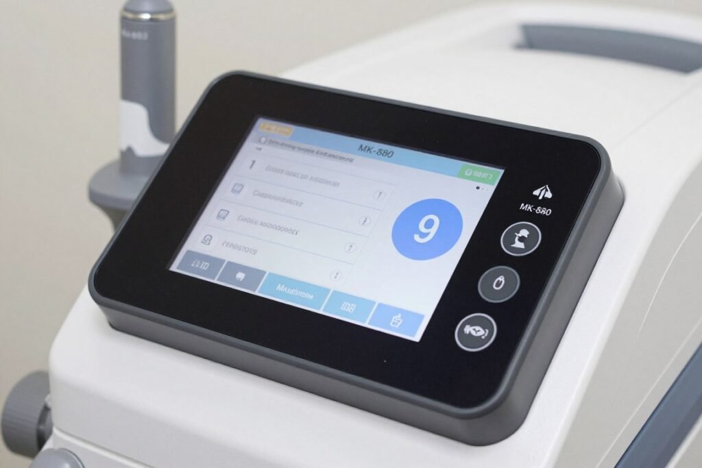 MK-880 machine highlighting key features