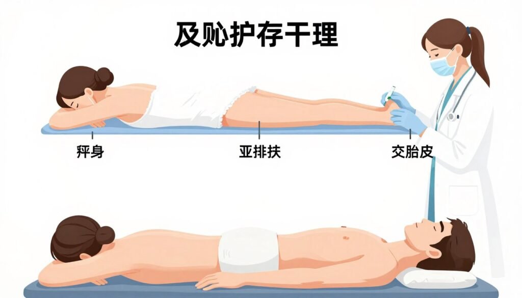 Step-by-step colon hydrotherapy process diagram