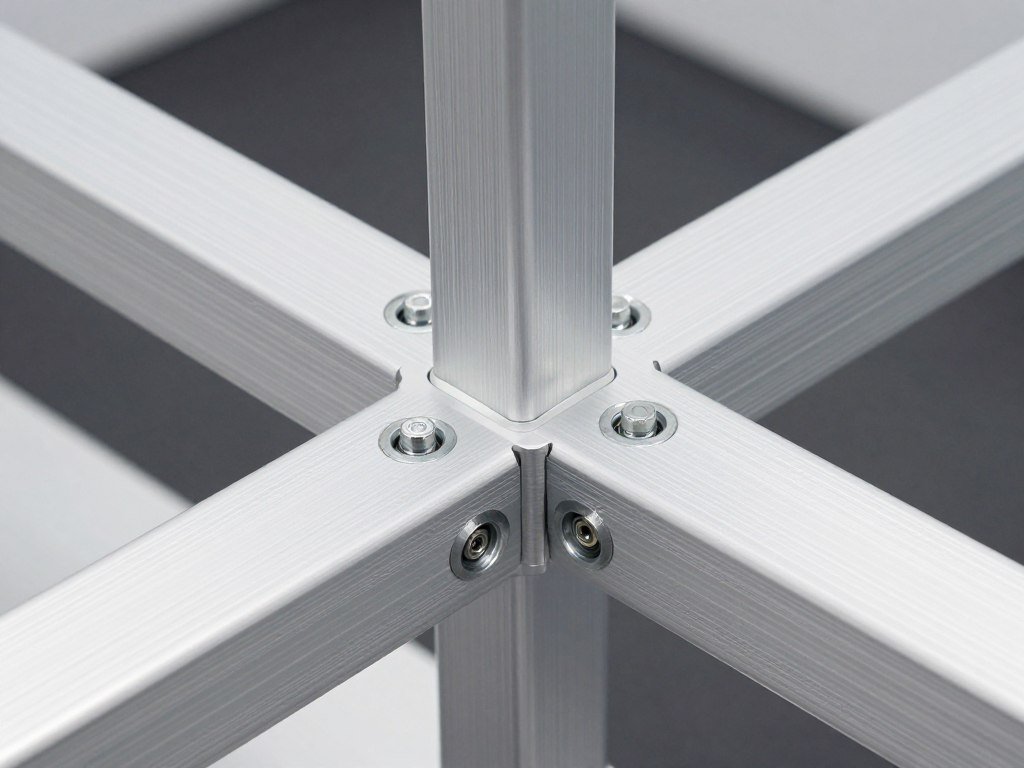 MK-EF aluminium frame construction detail