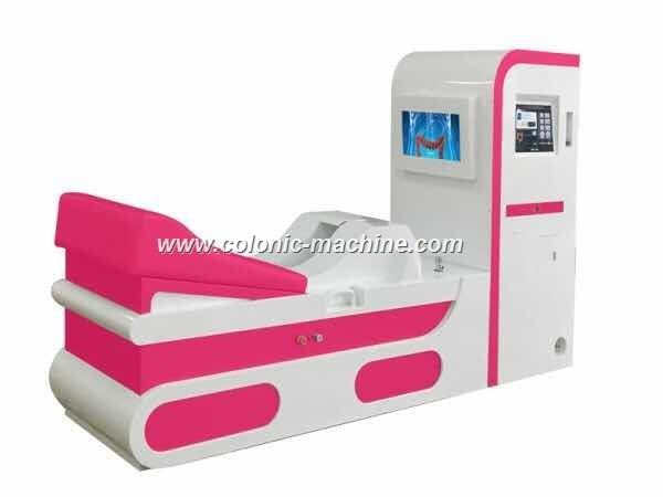 professional colon hydrotherapy equipment in modern UK wellness clinic